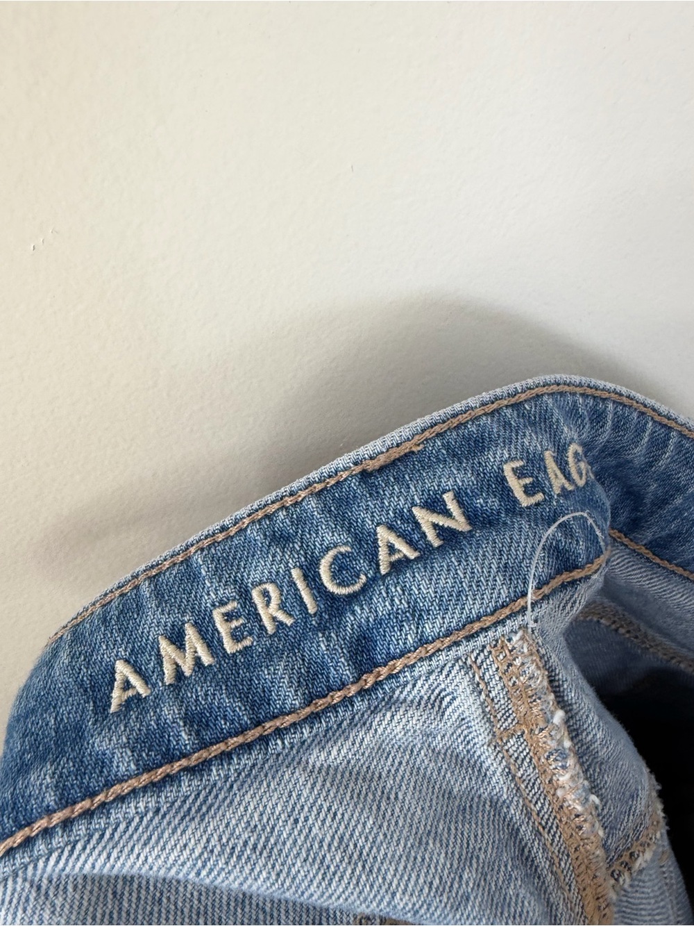 American Eagle Outfitters Patchwork Mom Straight Jean - Picture 7 of 8